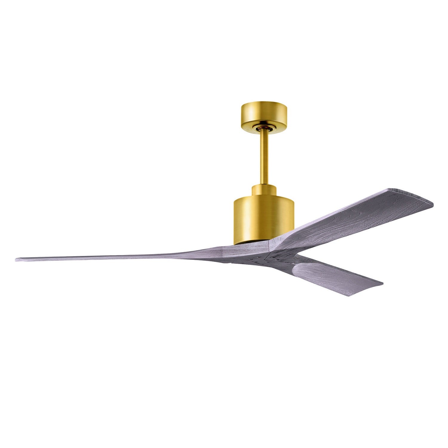 Matthews Fan Company - NK-BRBR-BW-60 - 60"Ceiling Fan - Nan - Brushed Brass