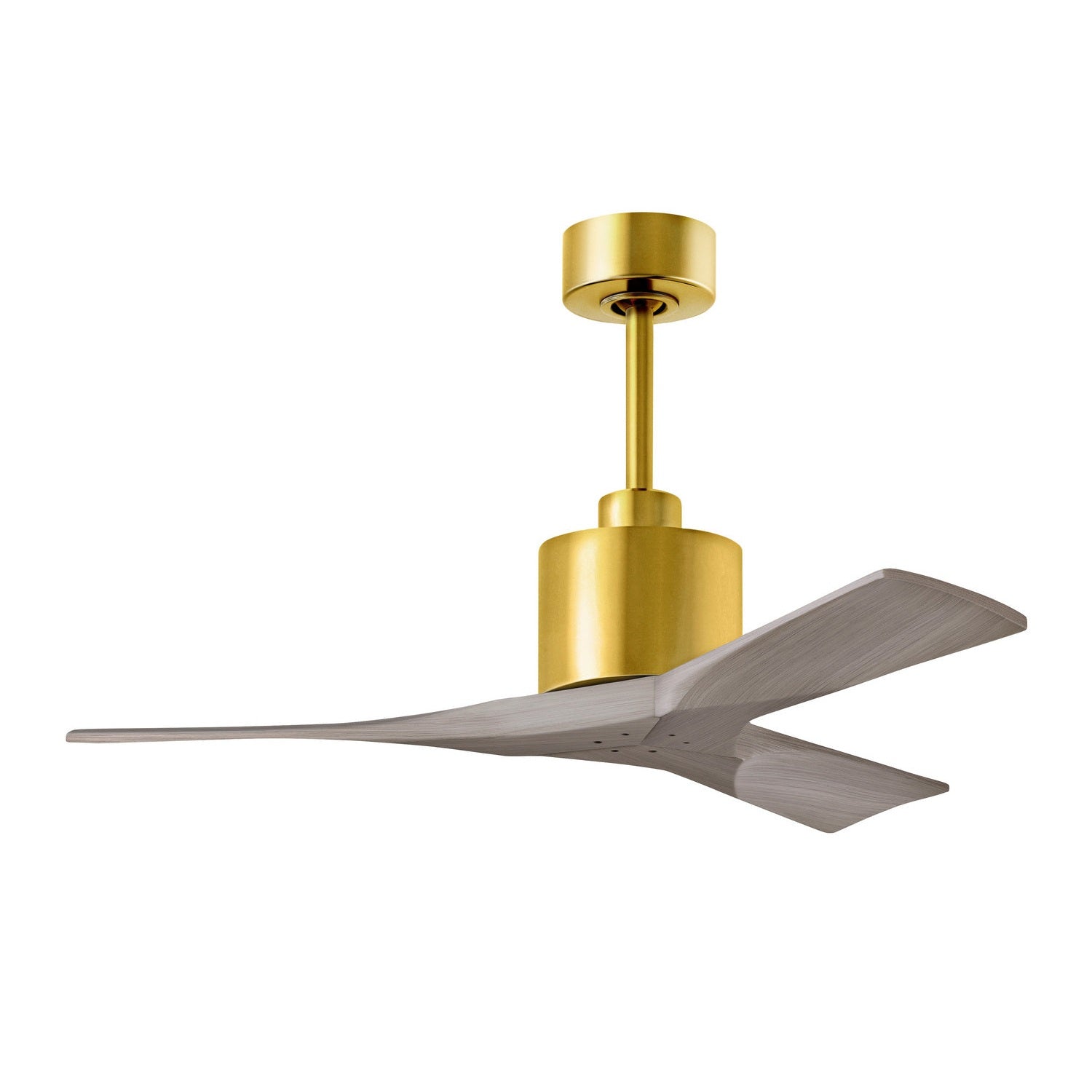 Matthews Fan Company - NK-BRBR-GA-42 - 42"Ceiling Fan - Nan - Brushed Brass
