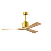 Matthews Fan Company - NK-BRBR-LM-52 - 52"Ceiling Fan - Nan - Brushed Brass
