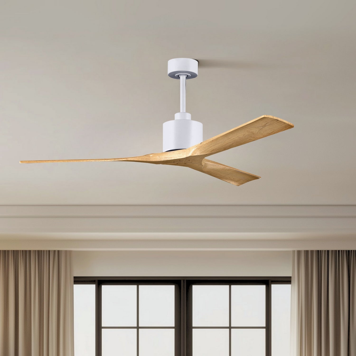 Matthews Fan Company - NK-MWH-LM-60 - 60"Ceiling Fan - Nan - Matte White