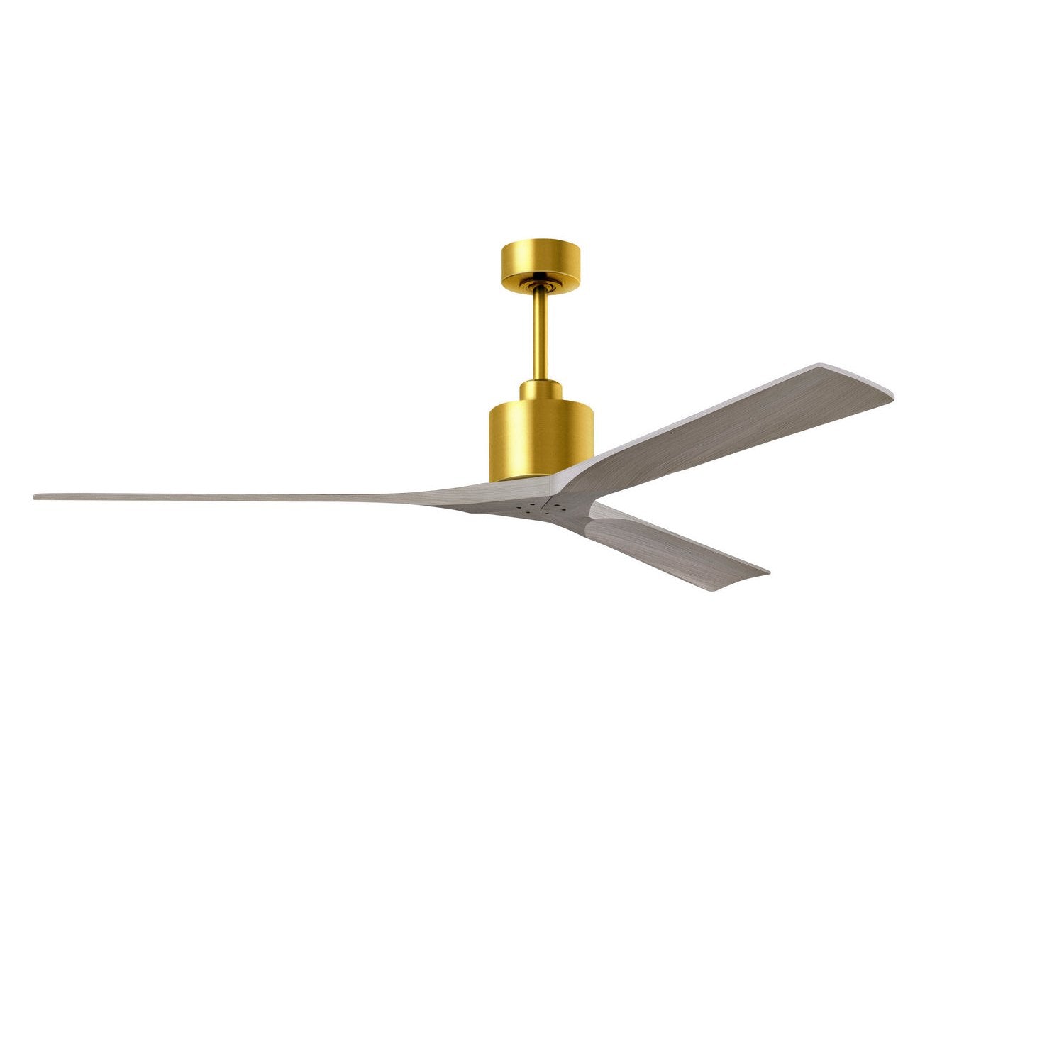 Matthews Fan Company - NKXL-BRBR-GA-72 - 72"Ceiling Fan - Nan XL - Brushed Brass