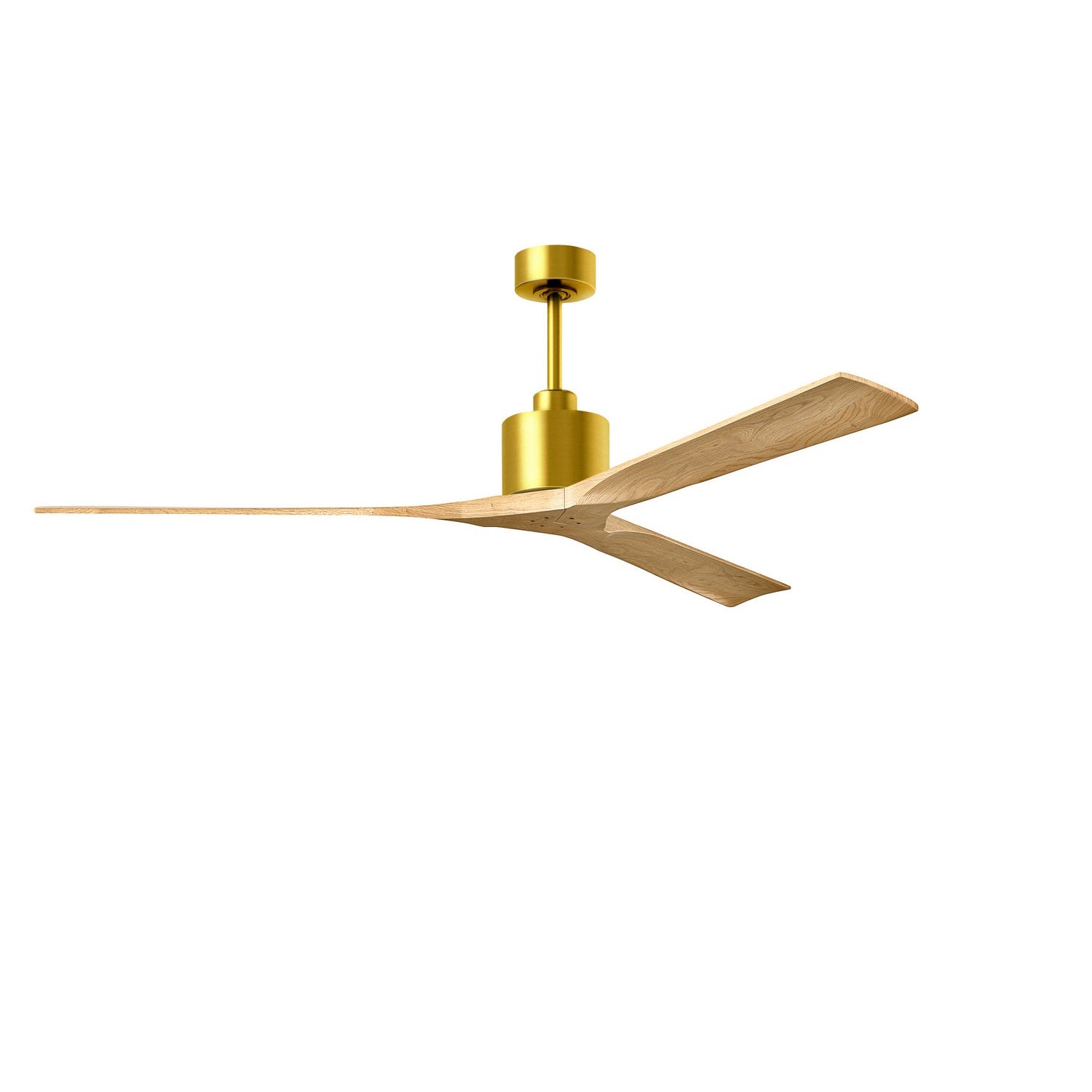 Matthews Fan Company - NKXL-BRBR-LM-72 - 72"Ceiling Fan - Nan XL - Brushed Brass