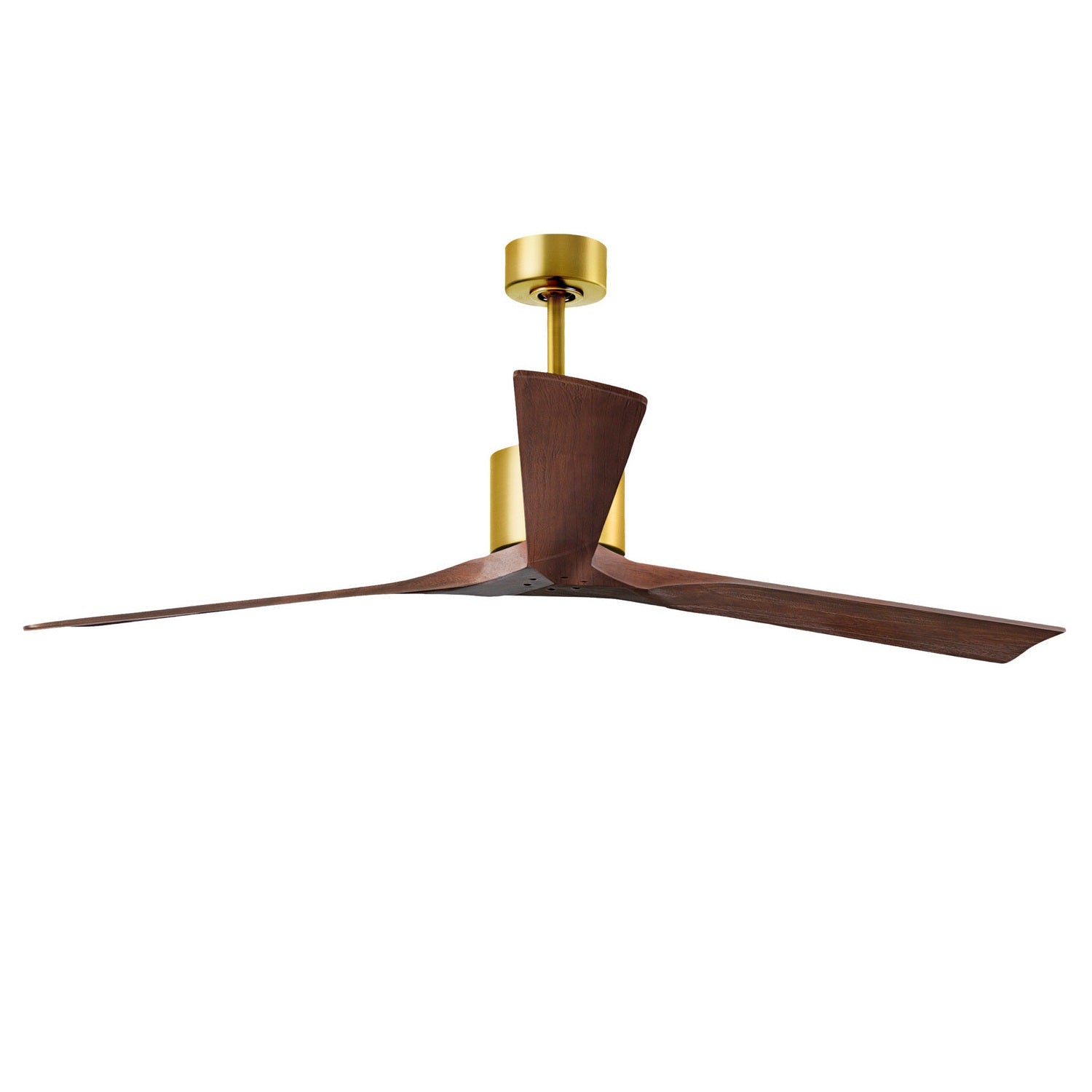 Matthews Fan Company - NKXL-BRBR-WA-72 - 72"Ceiling Fan - Nan XL - Brushed Brass