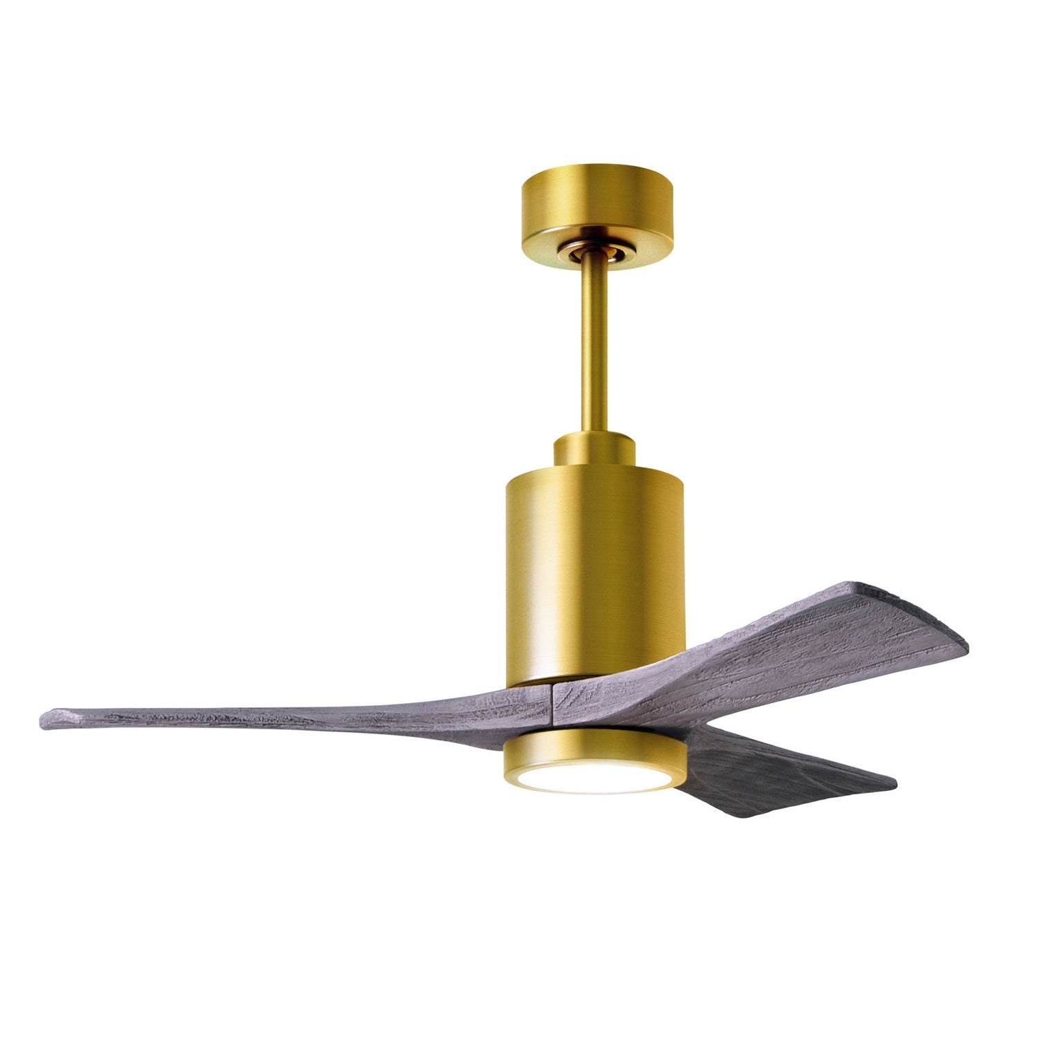 Matthews Fan Company - PA3-BRBR-BW-42 - 42"Ceiling Fan - Patricia - Brushed Brass