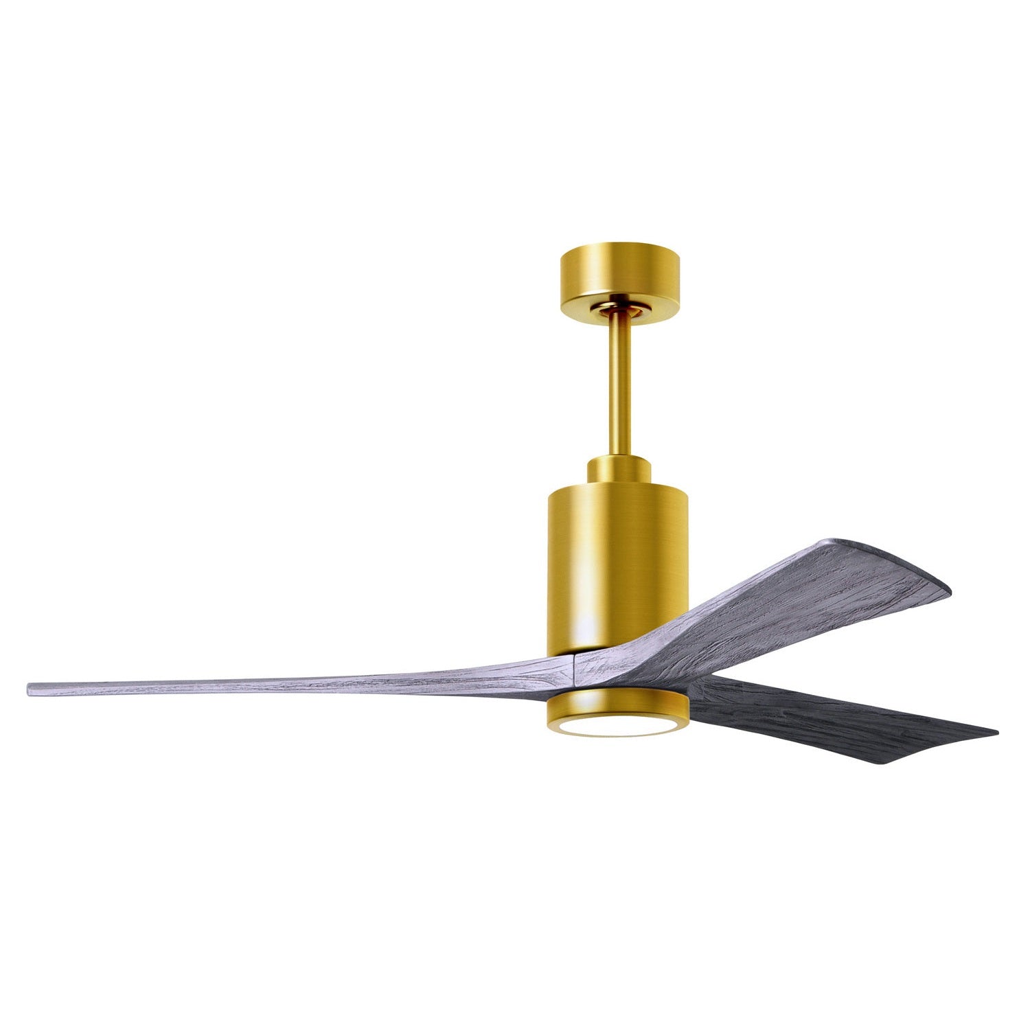 Matthews Fan Company - PA3-BRBR-BW-60 - 60"Ceiling Fan - Patricia - Brushed Brass