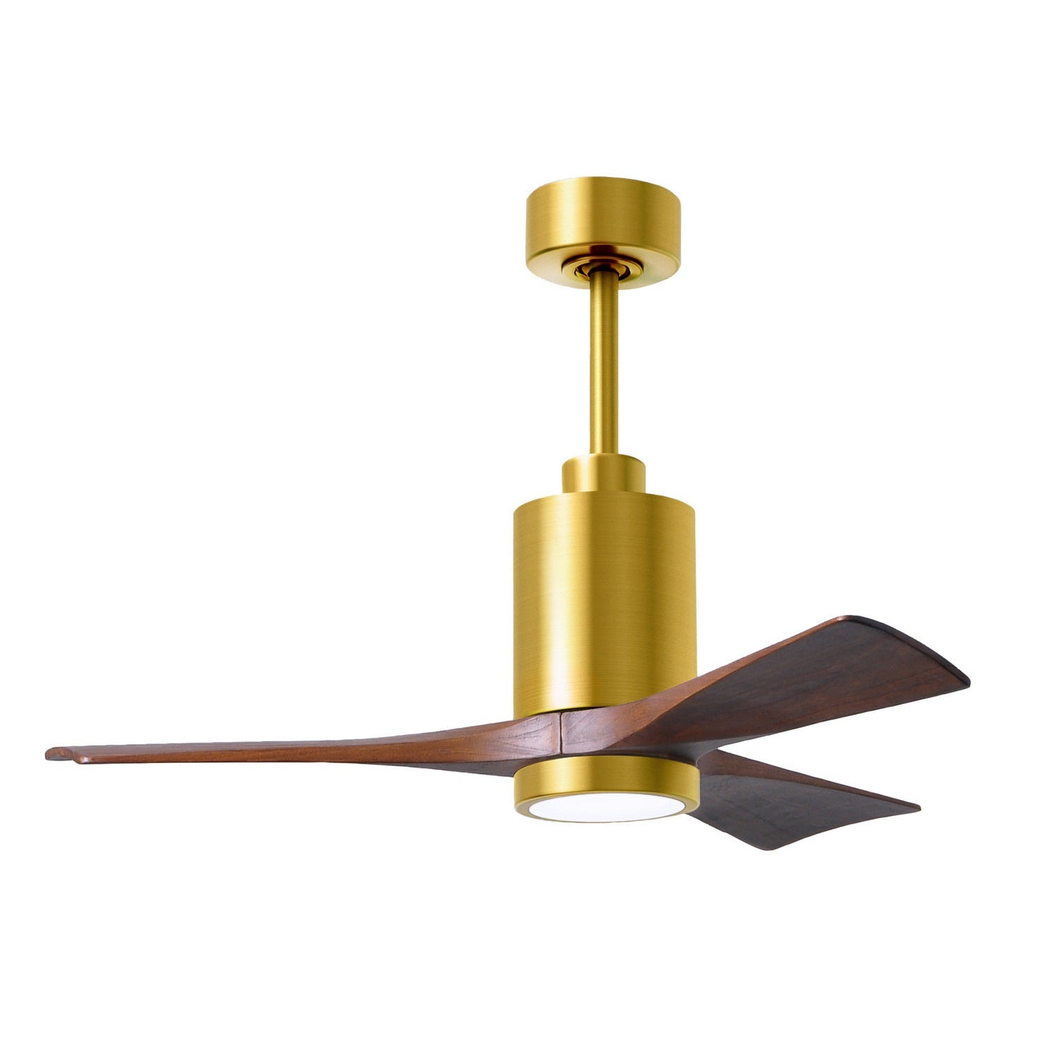 Matthews Fan Company - PA3-BRBR-WA-42 - 42"Ceiling Fan - Patricia - Brushed Brass