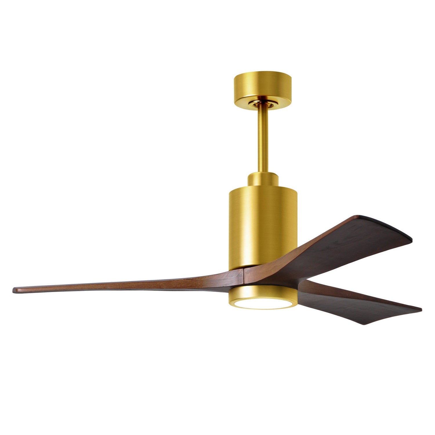Matthews Fan Company - PA3-BRBR-WA-52 - 52"Ceiling Fan - Patricia - Brushed Brass