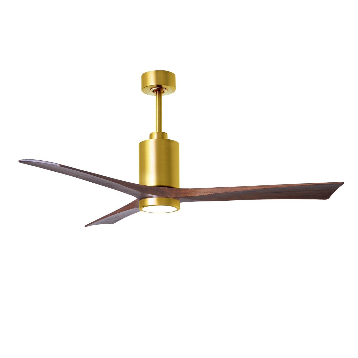 Matthews Fan Company - PA3-BRBR-WA-60 - 60"Ceiling Fan - Patricia - Brushed Brass