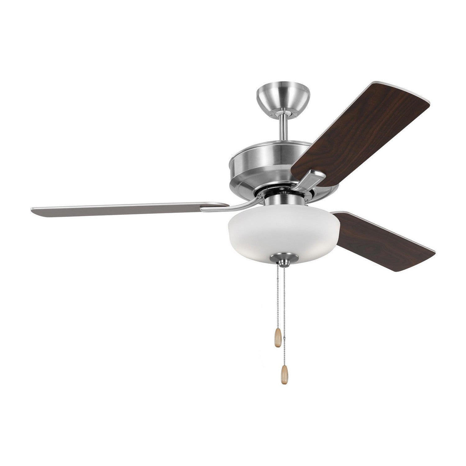 Generation Lighting - 3LD48BSD - 48" Ceiling Fan - Linden - Brushed Steel