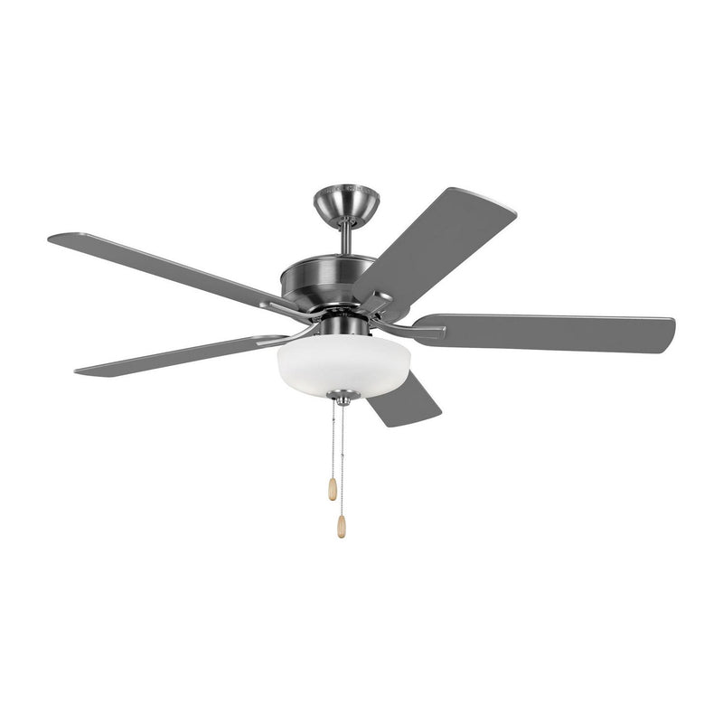 Generation Lighting - 5LD52BSD - 52" Ceiling Fan - Linden - Brushed Steel