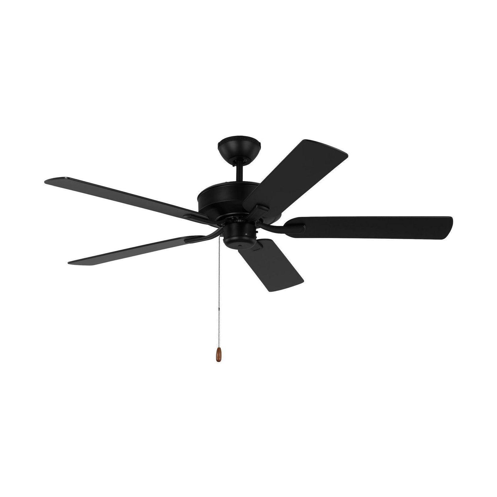 Generation Lighting - 5LD52MBK - 52" Ceiling Fan - Linden - Midnight Black