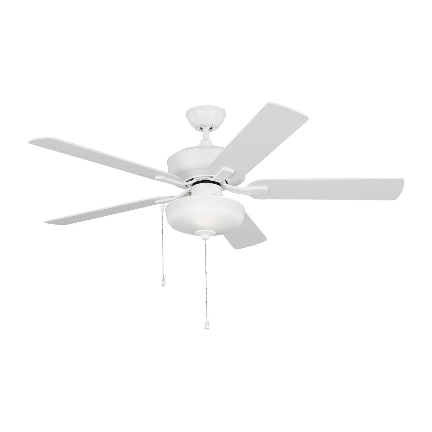 Generation Lighting - 5LDO52RZWD - 52" Ceiling Fan - Linden - Matte White