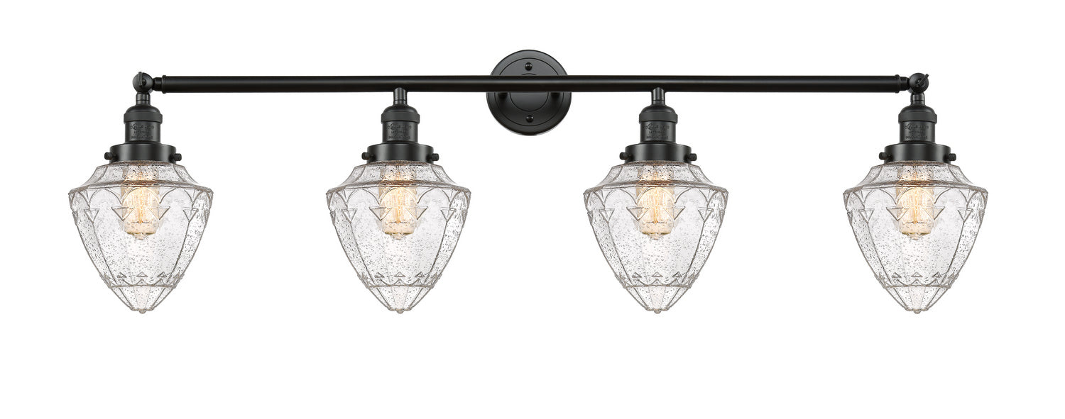 Innovations - 215-OB-G664-7 - Four Light Bath Vanity - Franklin Restoration - Oil Rubbed Bronze