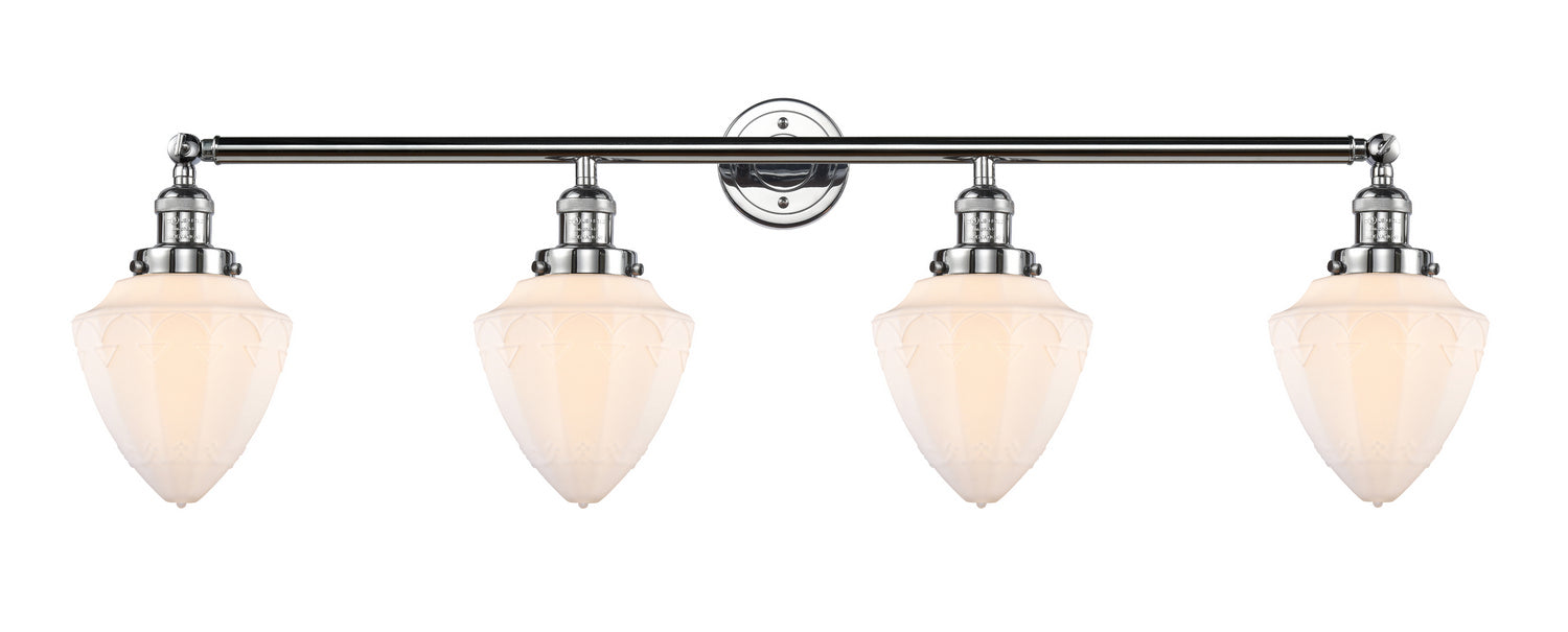 Innovations - 215-PC-G661-7 - Four Light Bath Vanity - Franklin Restoration - Polished Chrome