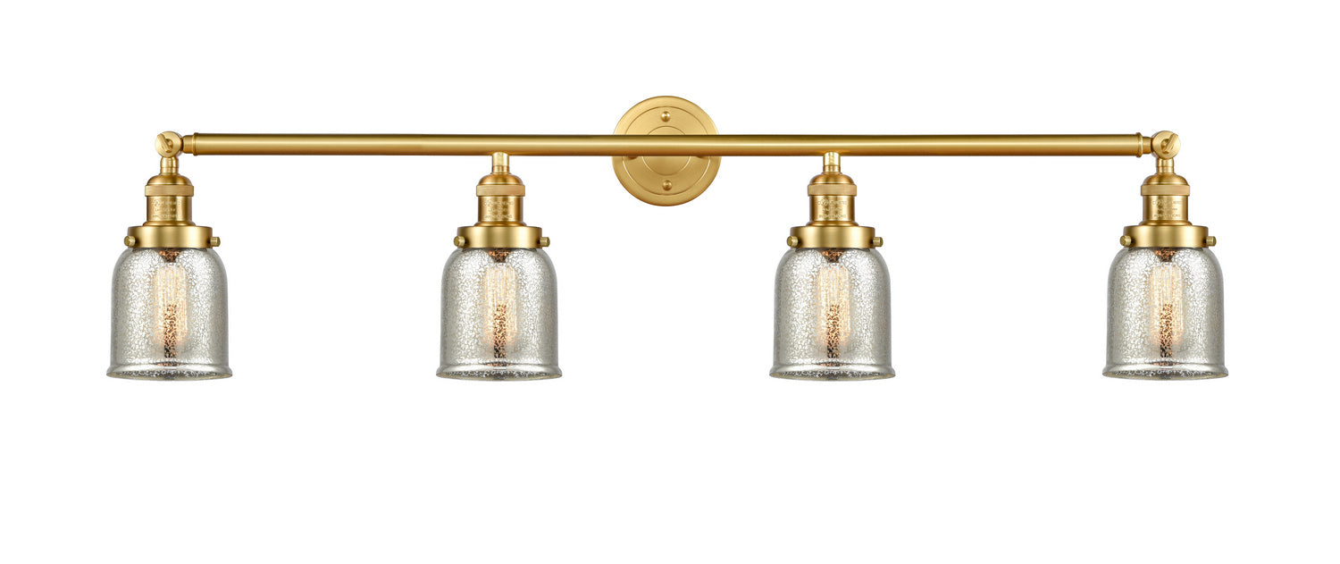 Innovations - 215-SG-G58 - Four Light Bath Vanity - Franklin Restoration - Satin Gold