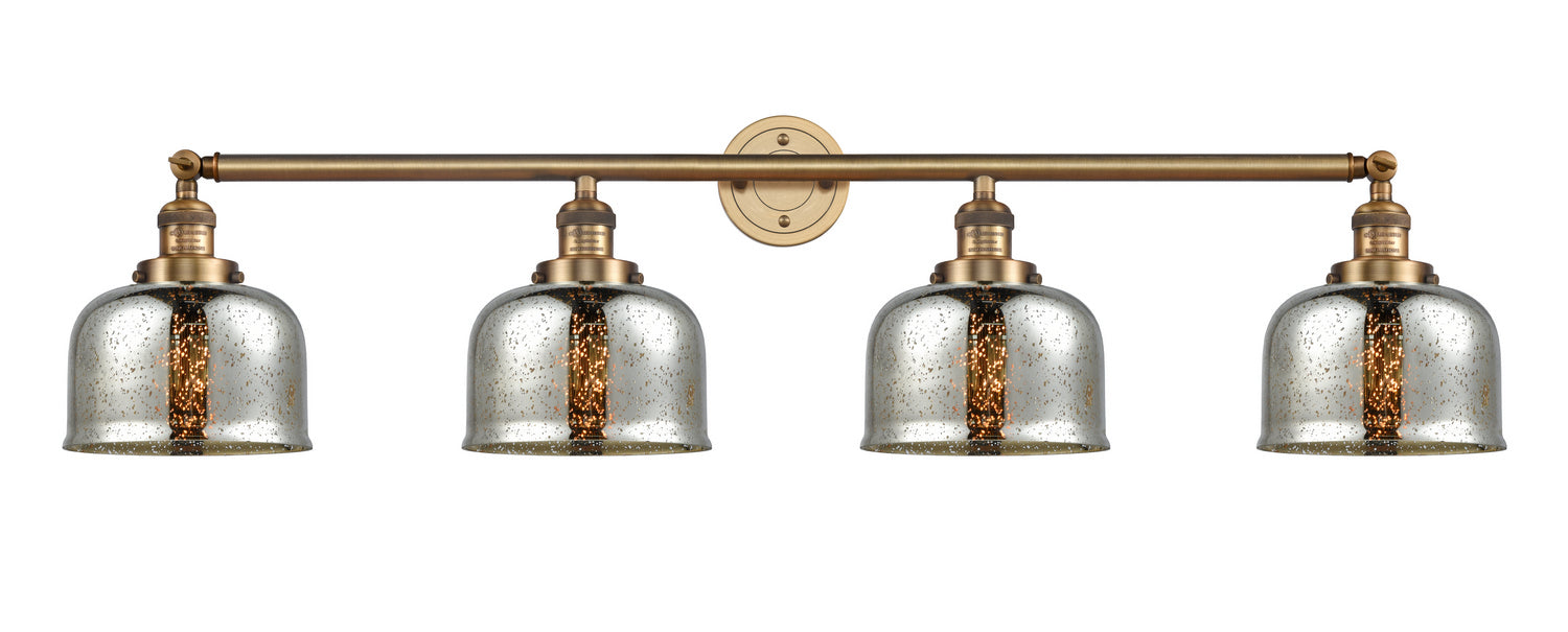 Innovations - 215-BB-G78 - Four Light Bath Vanity - Franklin Restoration - Brushed Brass