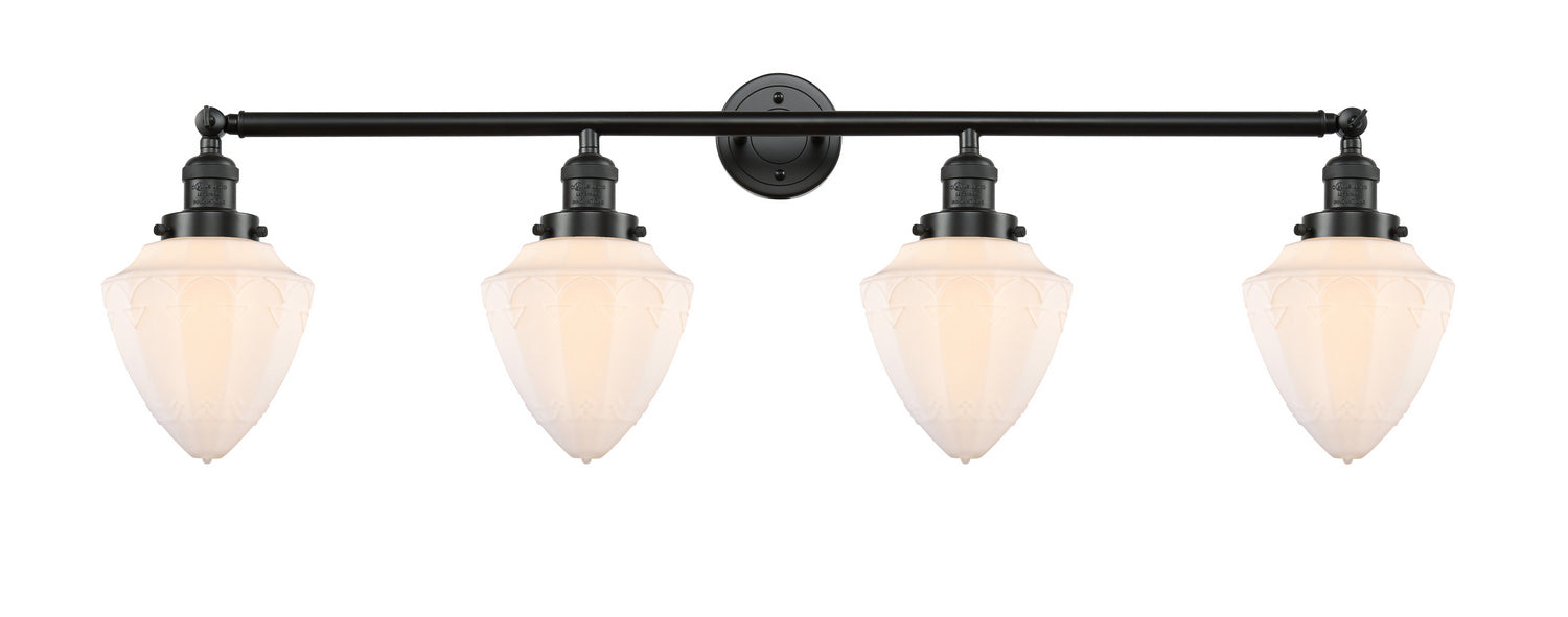 Innovations - 215-OB-G661-7 - Four Light Bath Vanity - Franklin Restoration - Oil Rubbed Bronze