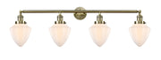 Innovations - 215-AB-G661-7 - Four Light Bath Vanity - Franklin Restoration - Antique Brass