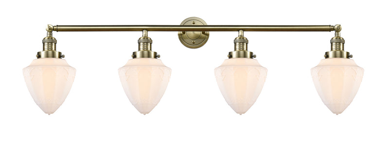 Innovations - 215-AB-G661-7 - Four Light Bath Vanity - Franklin Restoration - Antique Brass