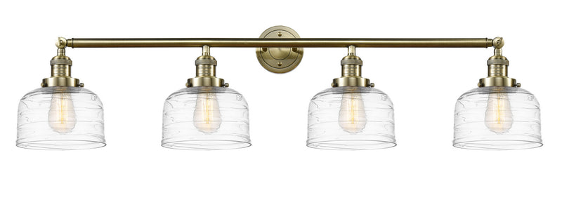 Innovations - 215-AB-G713 - Four Light Bath Vanity - Franklin Restoration - Antique Brass