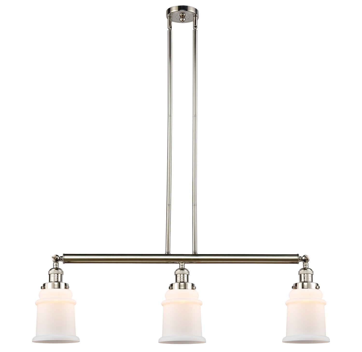 Innovations - 213-PN-G181 - Three Light Island Pendant - Franklin Restoration - Polished Nickel