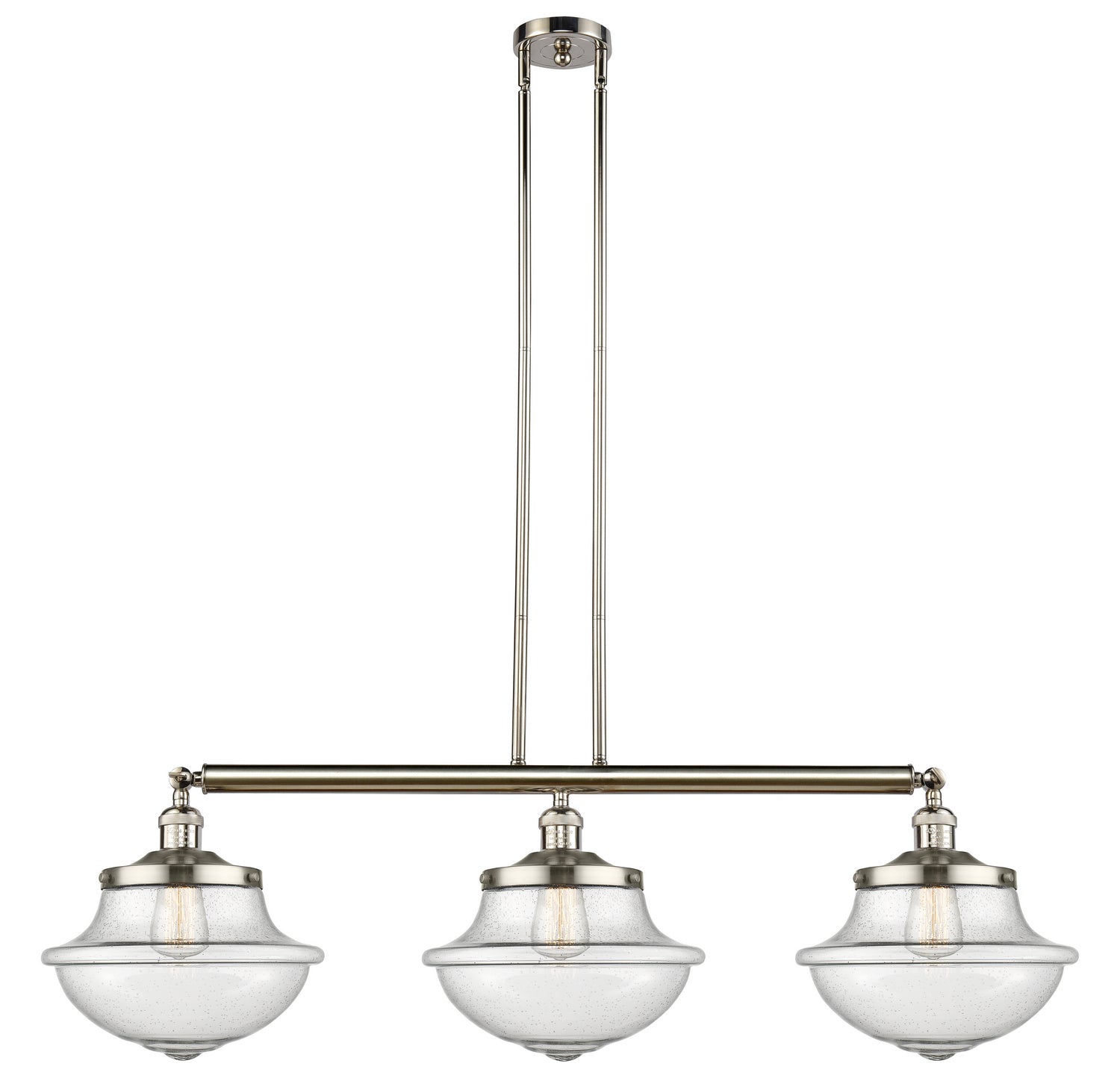 Innovations - 213-PN-G544 - Three Light Island Pendant - Franklin Restoration - Polished Nickel