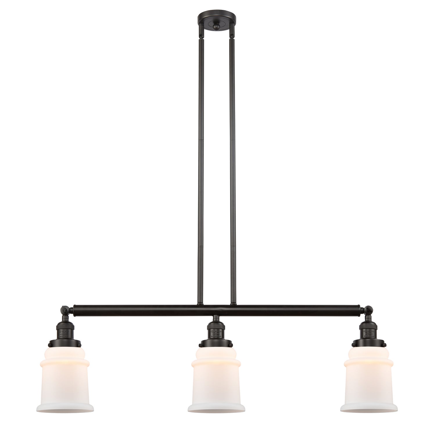Innovations - 213-OB-G181 - Three Light Island Pendant - Franklin Restoration - Oil Rubbed Bronze