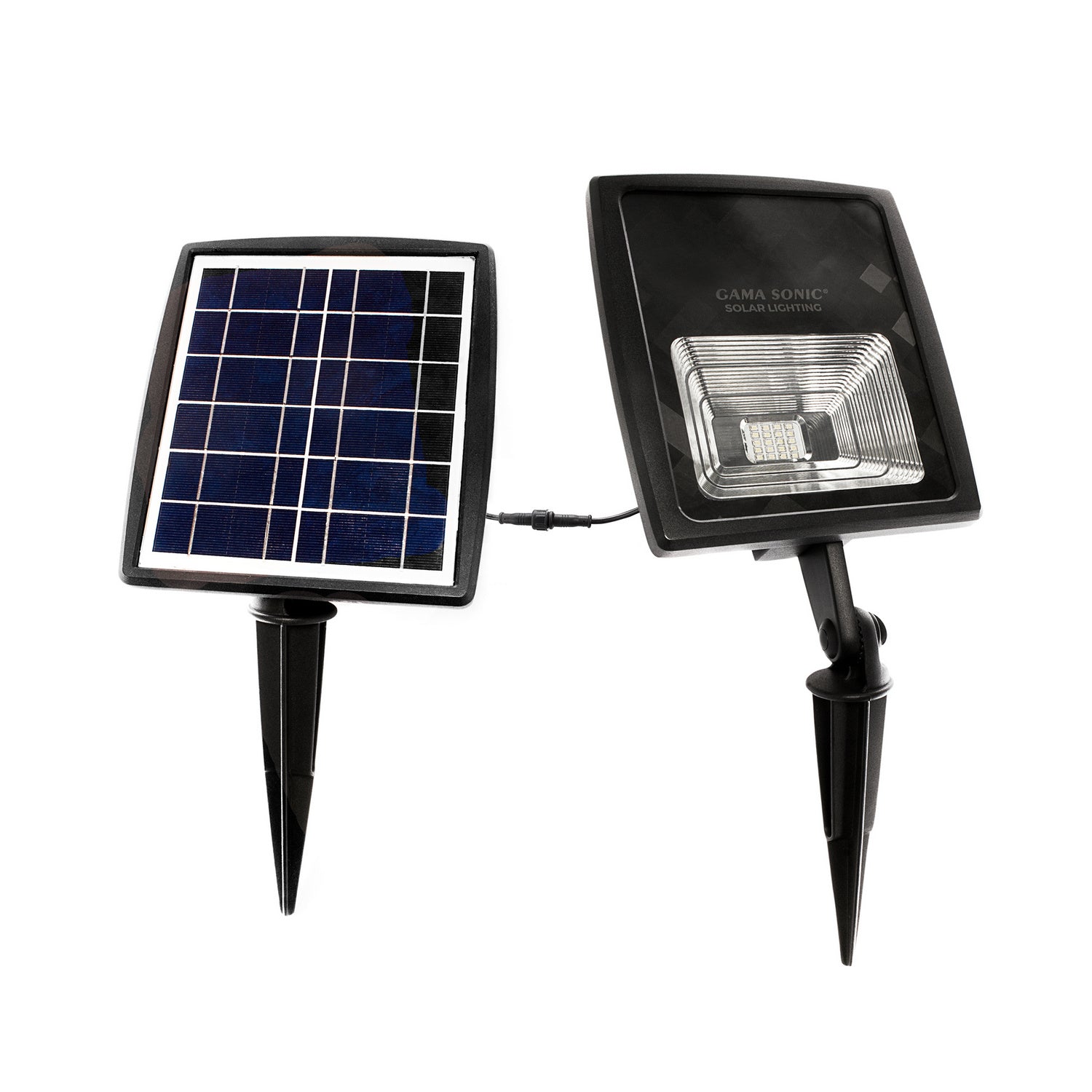 Gama Sonic - 203001 - LED Flood Light - Solar Flood Light - Black