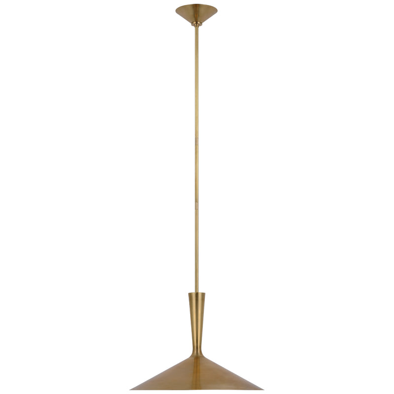 Visual Comfort Signature - ARN 5541HAB - LED Pendant - Rosetta - Hand-Rubbed Antique Brass