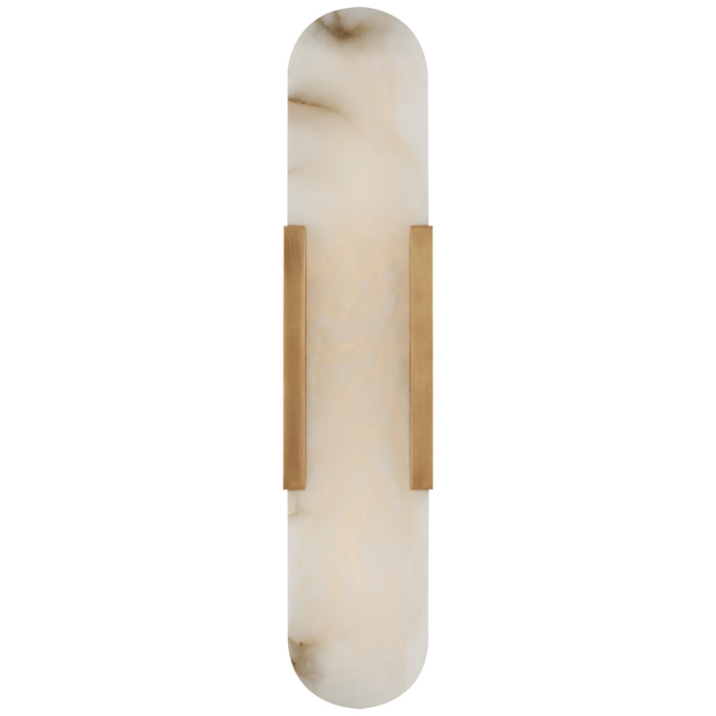 Visual Comfort Signature - KW 2018AB-ALB - LED Wall Sconce - Melange - Antique-Burnished Brass