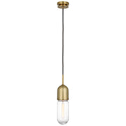 Visual Comfort Signature - TOB 5645HAB-CG-1 - LED Pendant - Junio - Hand-Rubbed Antique Brass
