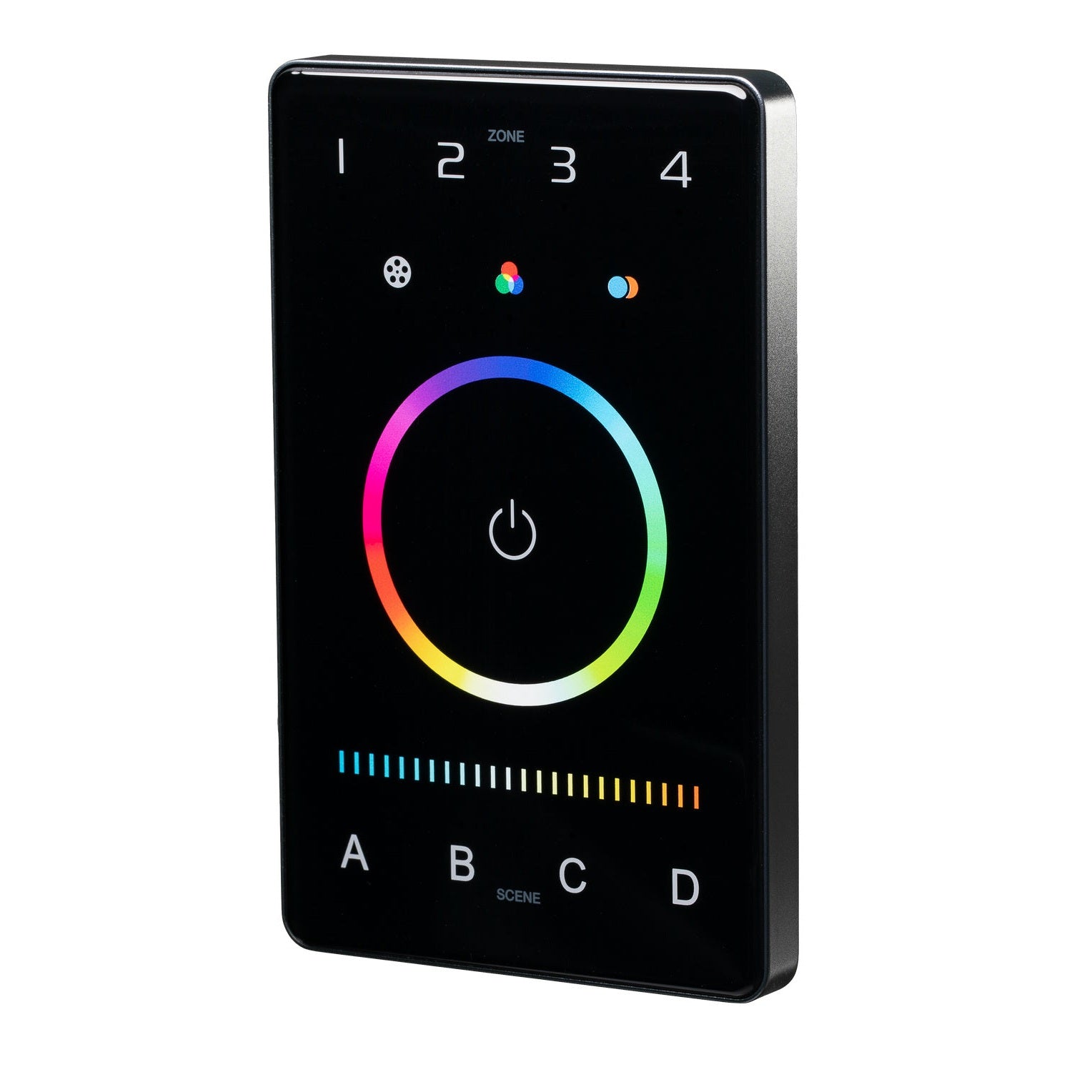 American Lighting - CTRLW-DMXB-RGBW-4Z - Control Touch Panel - Touch Panel - Black