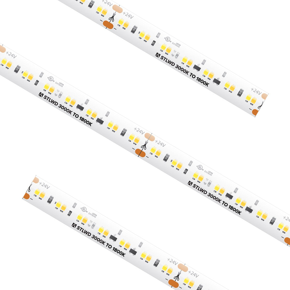 American Lighting - STLWD-3018-16 - Tape Light - Standard Grade Warm Dim - White