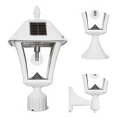 Gama Sonic - 105B233 - One Light Wall/Pier Mount - White