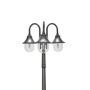 Gama Sonic - 123BM50003 - Triple Head Lamp Post - Black