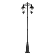 Gama Sonic - 94BM500D2 - Solar Lamp Post with Double Downward Lights - Black