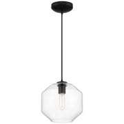 Access - 29011LEDDLP-BL/CLR - LED Pendant - Clarity - Black