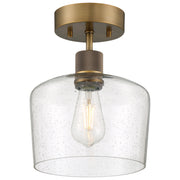 Access - 63147LEDDLP-ABB/SDG - LED Semi Flush Mount - Port Nine Chardonnay - Antique Brushed Brass