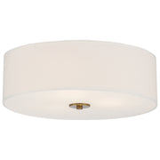 Access - 64063LEDDLP-ABB/WH - LED Flush Mount - Mid Town - Antique Brushed Brass