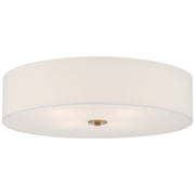 Access - 64064LEDDLP-ABB/WH - LED Flush Mount - Mid Town - Antique Brushed Brass