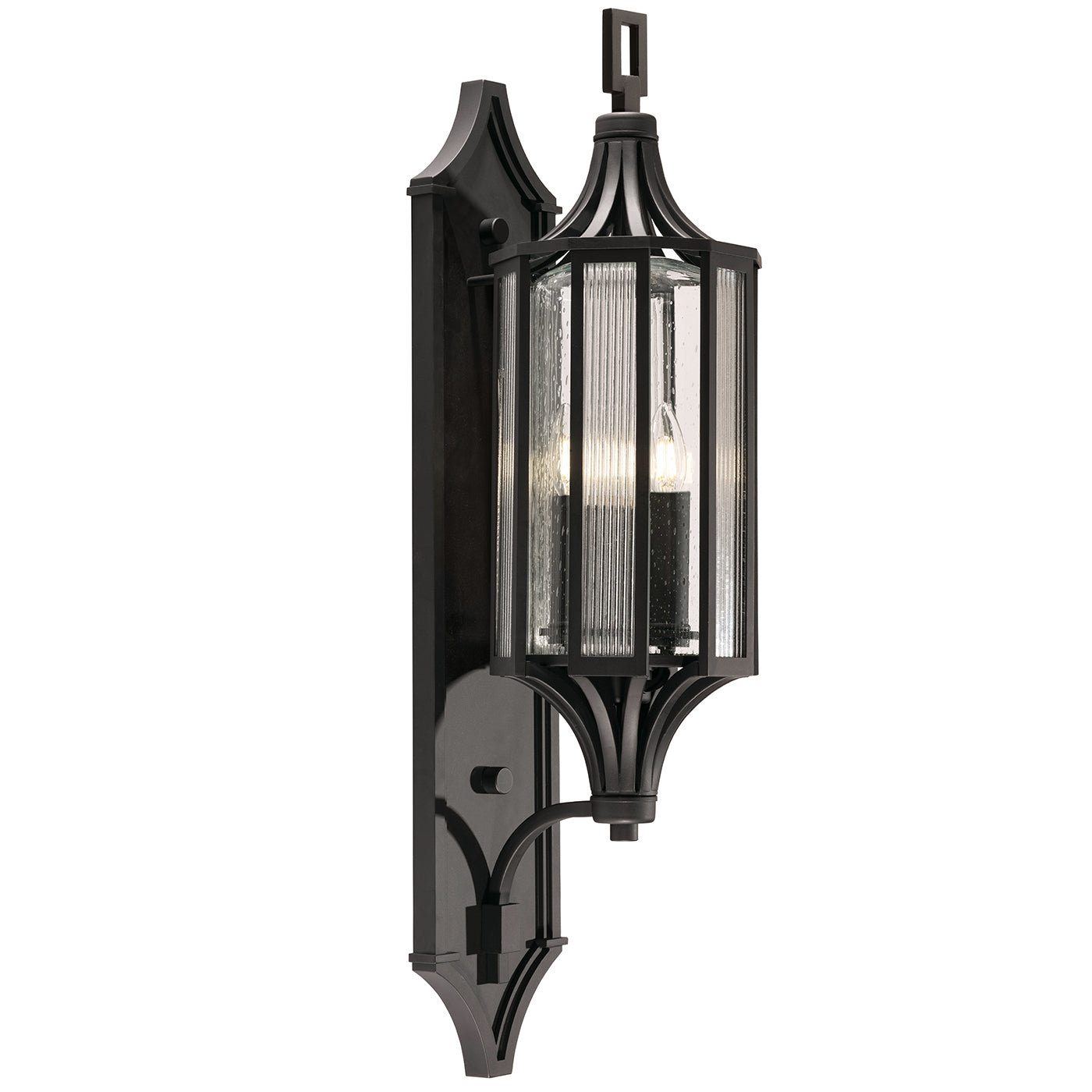 Fine Art Handcrafted Lighting - 900181ST - Three Light Outdoor Wall Mount - Bristol - Black