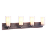 Craftmade - 11633NIVNI4 - Four Light Vanity - Texture - Natural Iron/Vintage Iron