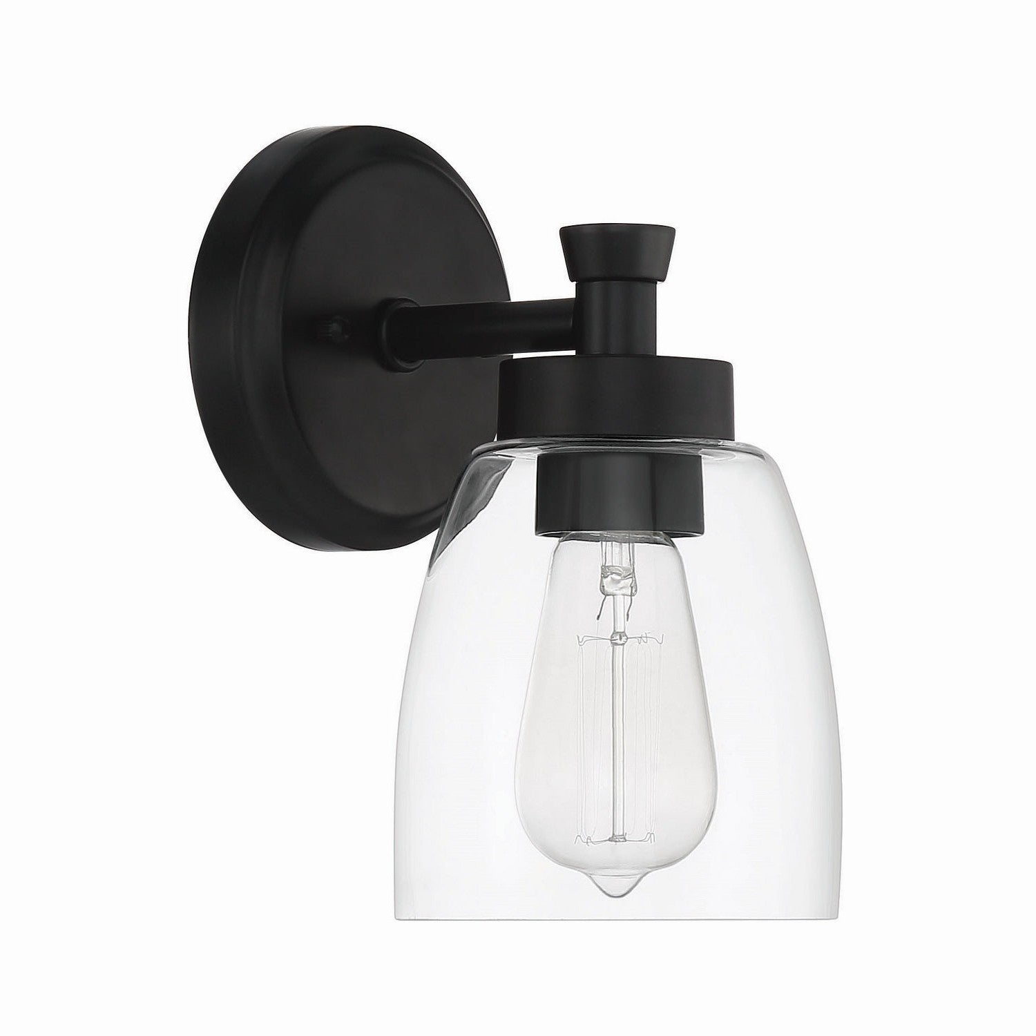 Craftmade - 12705FB1 - One Light Wall Sconce - Henning - Flat Black