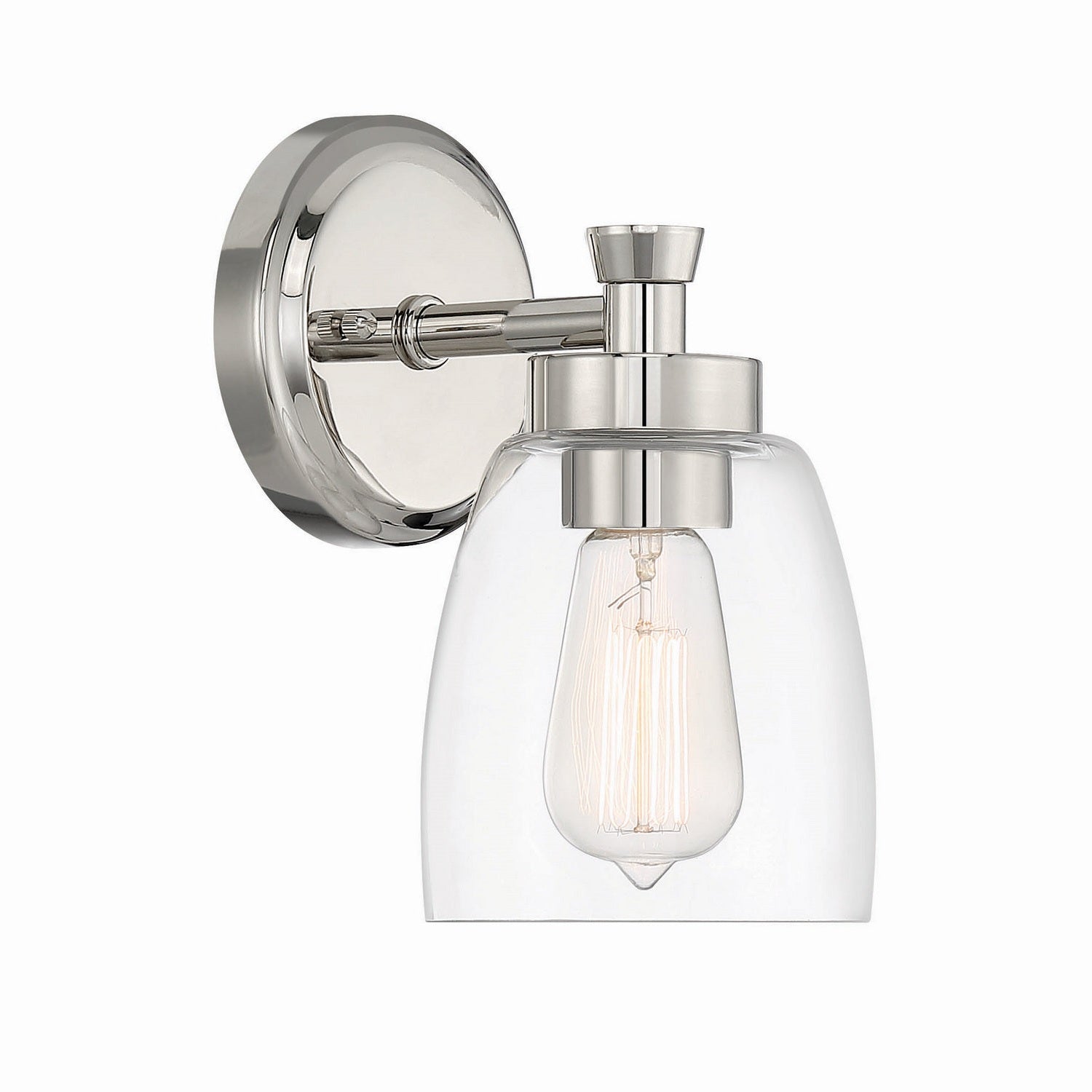 Craftmade - 12705PLN1 - One Light Wall Sconce - Henning - Polished Nickel