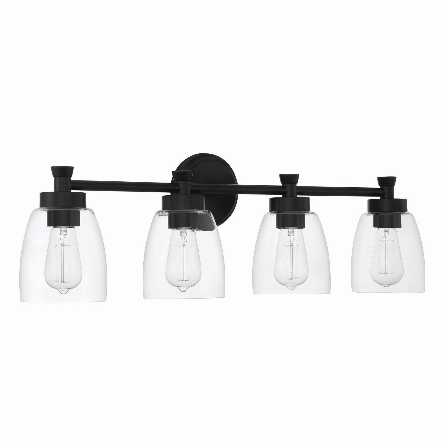Craftmade - 12730FB4 - Four Light Vanity - Henning - Flat Black