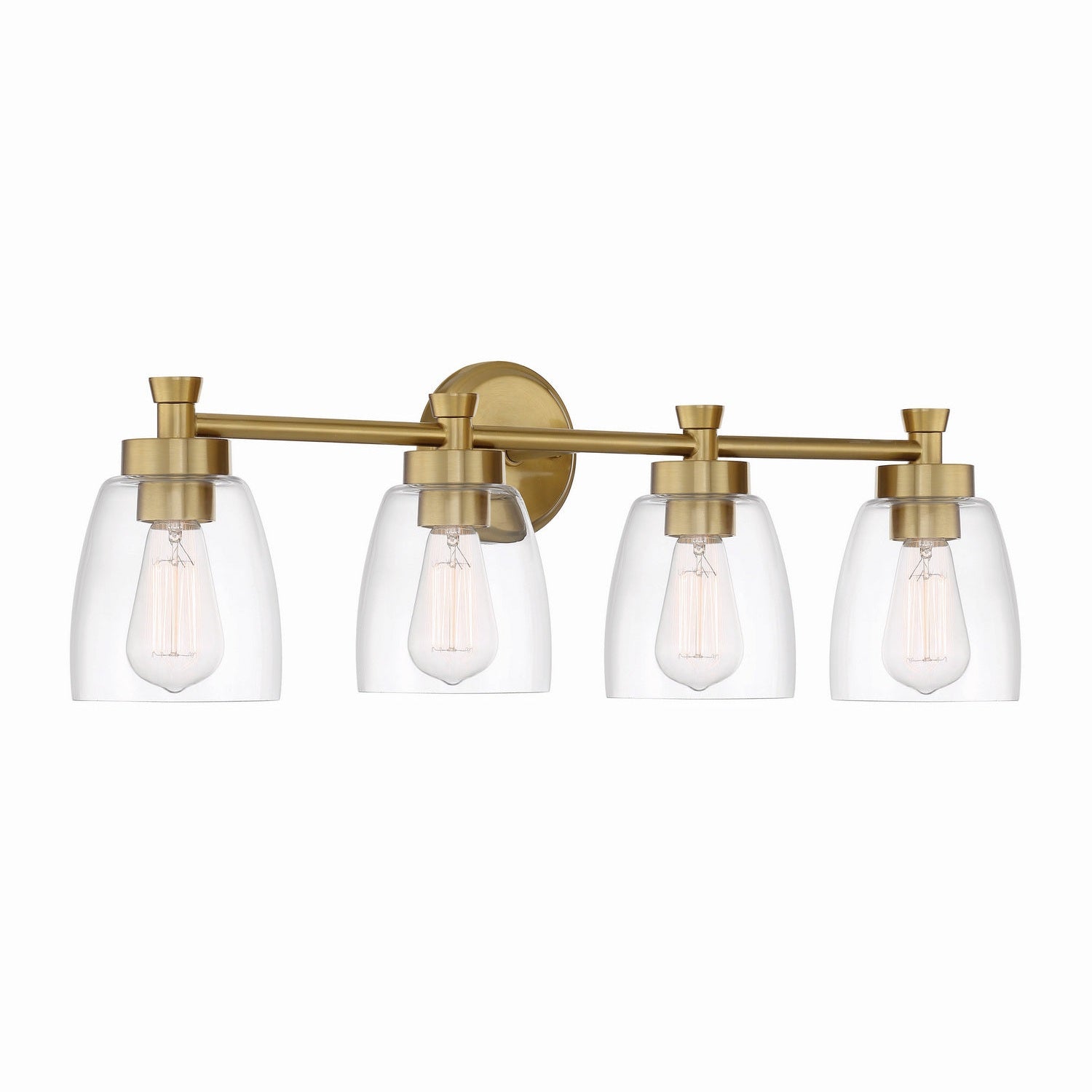 Craftmade - 12730SB4 - Four Light Vanity - Henning - Satin Brass