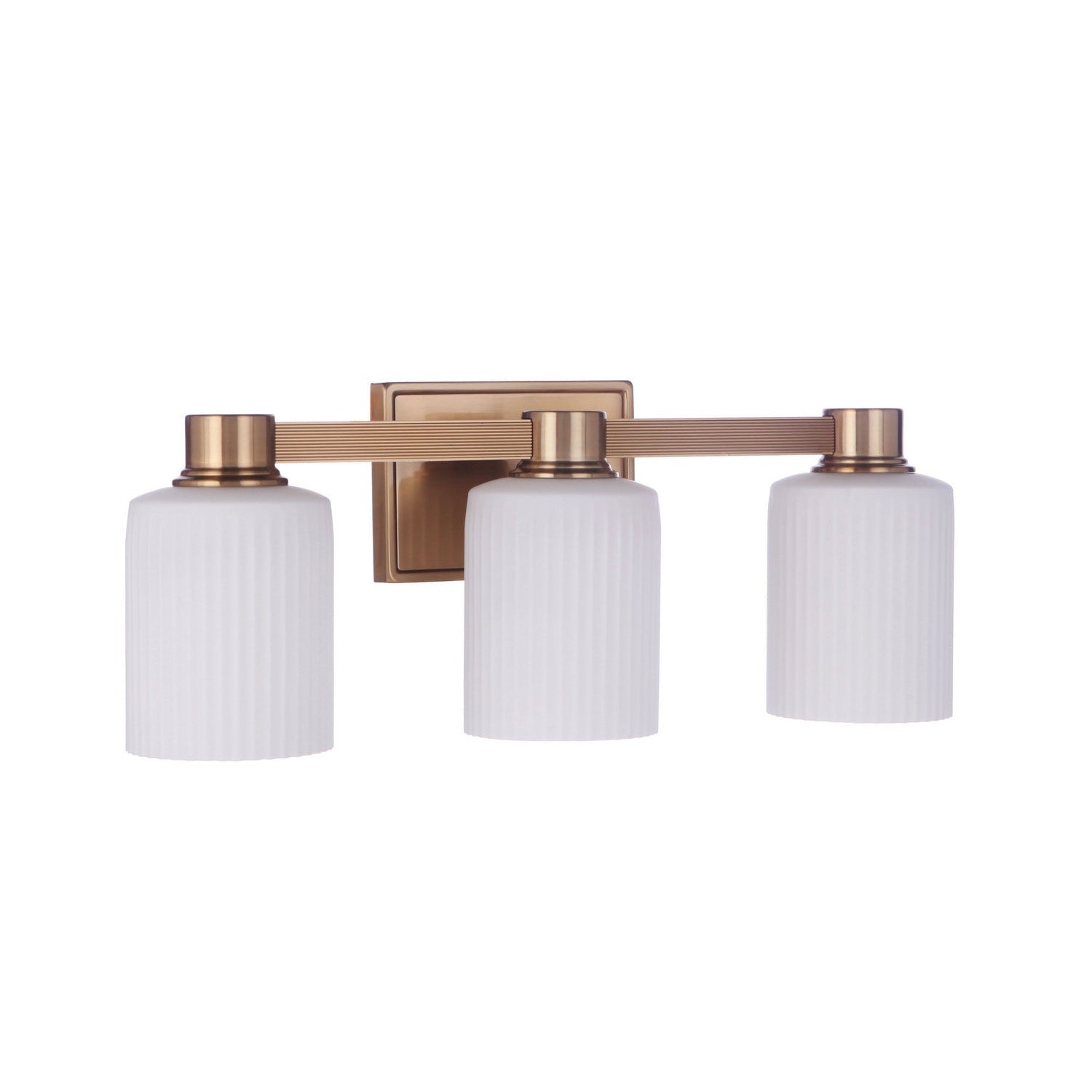 Craftmade - 12920SB3 - Three Light Vanity - Bretton - Satin Brass