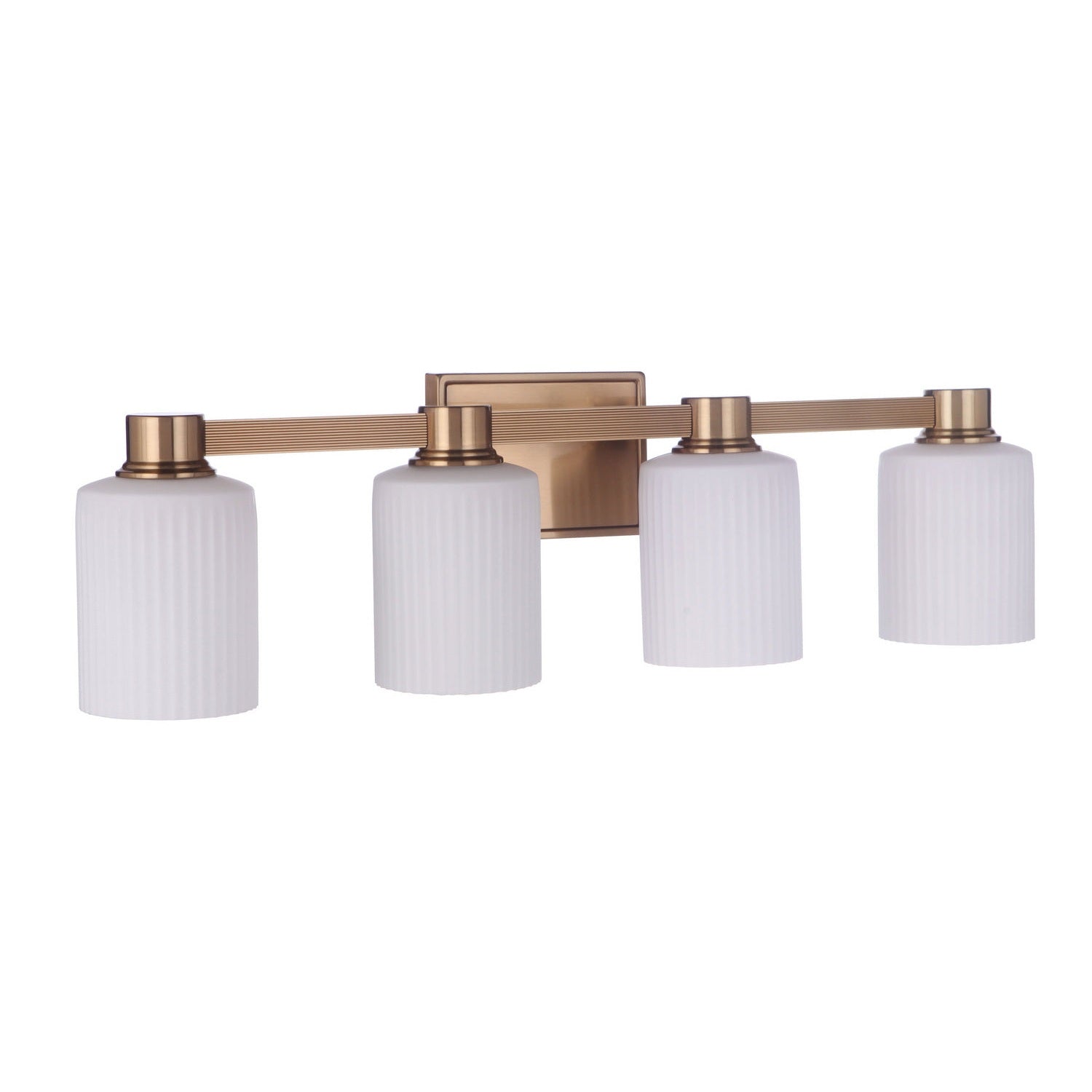 Craftmade - 12928SB4 - Four Light Vanity - Bretton - Satin Brass