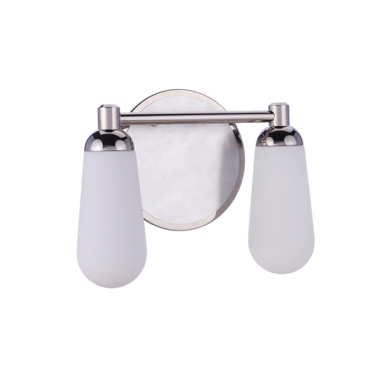 Craftmade - 13112BNKPLN2 - Two Light Vanity - Riggs - Brushed Polished Nickel / Polished Nickel