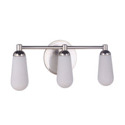Craftmade - 13122BNKPLN3 - Three Light Vanity - Riggs - Brushed Polished Nickel / Polished Nickel